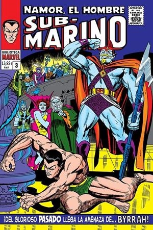 BIBLIOTECA MARVEL NAMOR, EL HOMBRE SUBMARINO # 03 DE 1967 | 9788410515666 | STAN LEE - ROY  THOMAS - WERNR ROTH - BILL EVERETT - DAN ATKINS  | Universal Cómics