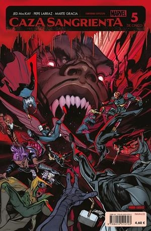 CAZA SANGRIENTA, RED BAND # 05 | 9788410515703 | PEPE LARRAZ - JED MACKAY | Universal Cómics