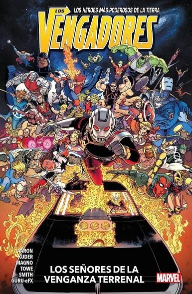 MARVEL PREMIERE LOS VENGADORES # 12 LOS SEÑORES DE LA VENGANZA TERRENAL | 9788410515772 | JIM TOWE - AARON KUDER - JASON AARON
