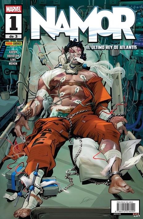 NAMOR, EL ÚLTIMO REY DE ATLANTIS # 01 | 9788410516090 | ALEX LINS - JASON AARON - PAUL DAVIDSON | Universal Cómics