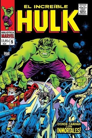 BIBLIOTECA MARVEL EL INCREÍBLE HULK # 05 DE 1967 A 1968 | 9788410516083 | STAN LEE - MARIE SEVERIN | Universal Cómics