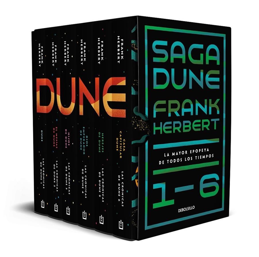 ESTUCHE SAGA DUNE 1 - 6 LA MAYOR EPOPEYA DE TODOS LOS TIEMPOS | 9788466361897 | FRANK HERBERT