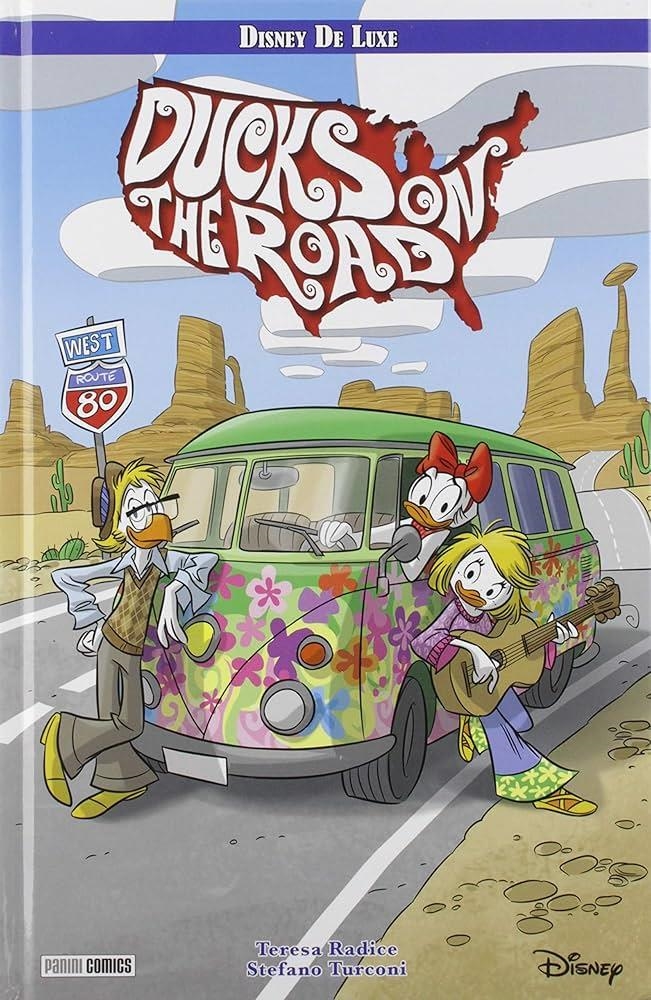 BIBLIOTECA DISNEY DUCKS ON THE ROAD, PATOS EN LA CARRETERA | 9788418814921 | TERESA RADICE - STEFANO TURCONI | Universal Cómics