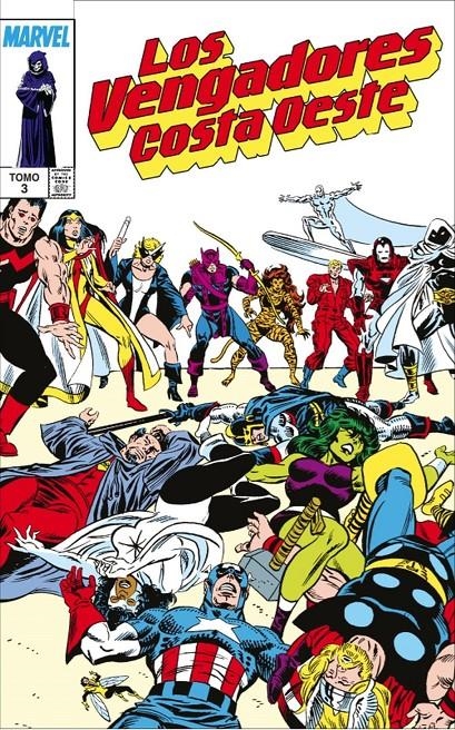 LOS VENGADORES COSTA OESTE MARVEL LIMITED EDITION # 03 EL ATAQUE DEL ZODÍACO! | 9788418814907 | STEVE ENGLEHART - AL MILGROM - DAVID MICHELINIE - BOB HALL - TOM DEFALCO - KEITH POLLARD - MARSHALL