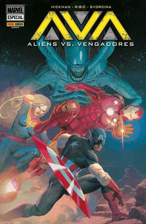 ALIENS VS VENGADORES | 9791370131340 | JONATHAN HICKMAN - ESAD RIBIC | Universal Cómics