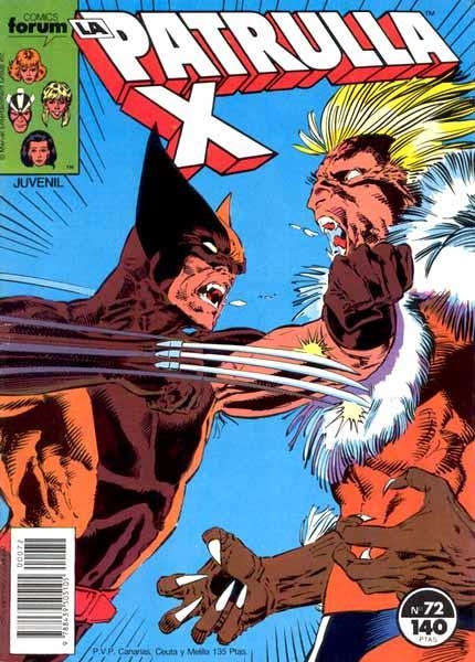 PATRULLA-X VOLUMEN I # 072 | 978843950510500072 | CHRIS CLAREMONT  -  MARC SILVESTRI - DAN GREEN | Universal Cómics