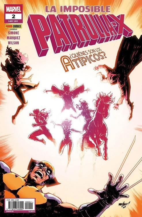 LA IMPOSIBLE PATRULLA-X # 160 LA IMPOSIBLE PATRULLA-X 02 | 977301664800900002 | DAVID MARQUEZ - GAIL SIMONE