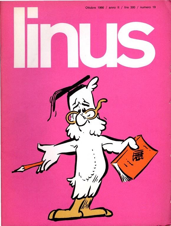 LINUS 1966 ANNO 02 # 18 REVISTA ORIGINAL EN ITALIANO | 9999900110074 | VARIOS AUTORES