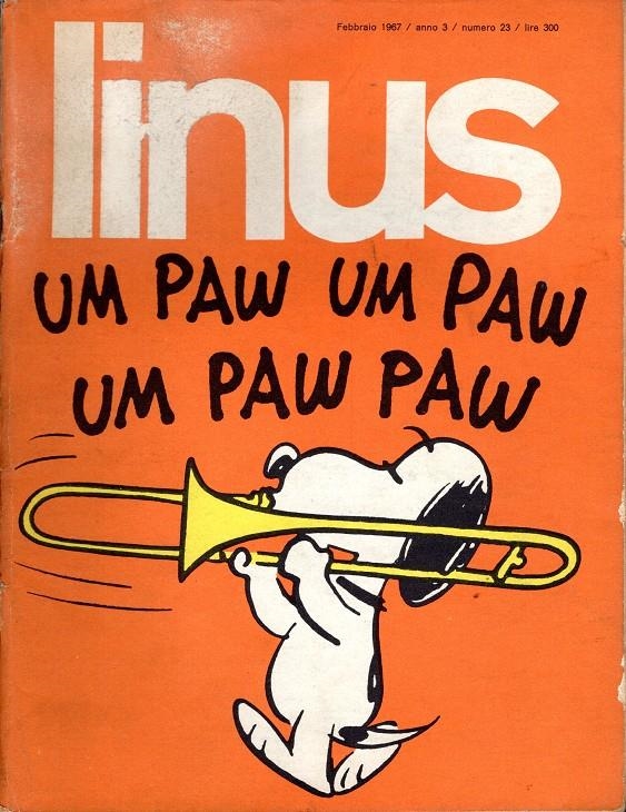 LINUS 1967 ANNO 03 # 23 REVISTA ORIGINAL EN ITALIANO | 9999900110128 | VARIOS AUTORES