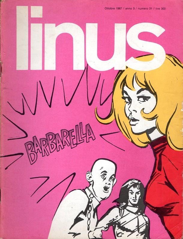 LINUS 1967 ANNO 03 # 31 REVISTA ORIGINAL EN ITALIANO | 9999900110180 | VARIOS AUTORES