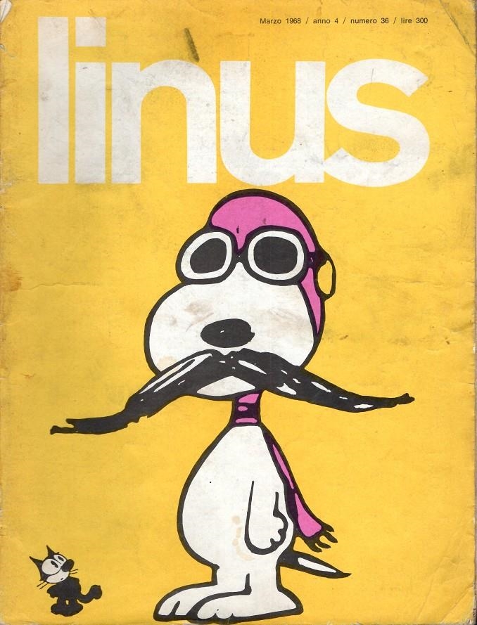 LINUS 1968 ANNO 04 # 36 REVISTA ORIGINAL EN ITALIANO | 9999900110234 | VARIOS AUTORES