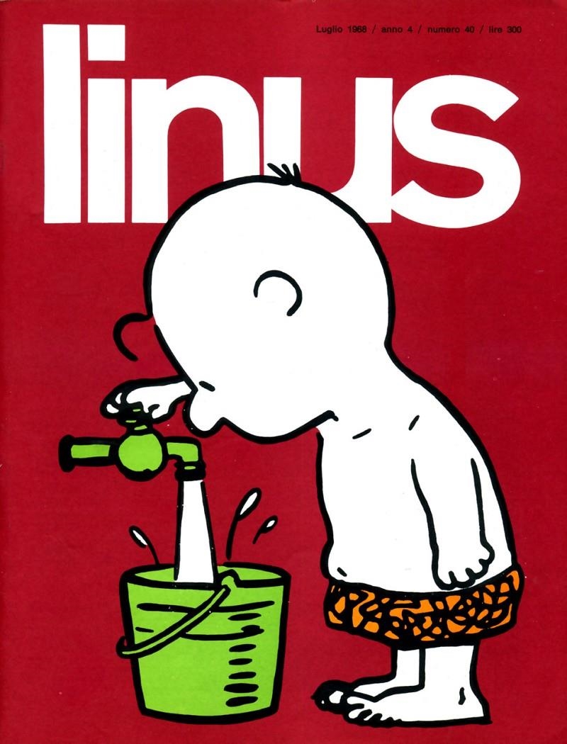 LINUS 1968 ANNO 04 # 40 REVISTA ORIGINAL EN ITALIANO | 9999900110258 | VARIOS AUTORES