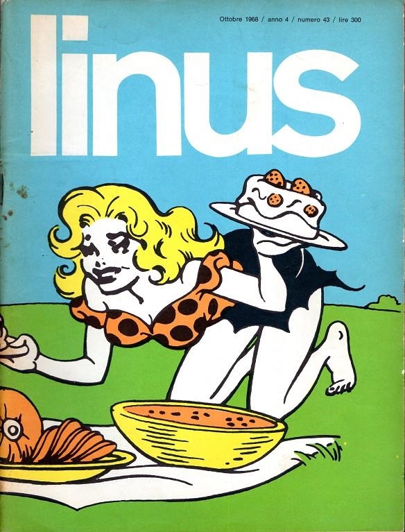 LINUS 1968 ANNO 04 # 43 REVISTA ORIGINAL EN ITALIANO | 9999900110302 | VARIOS AUTORES