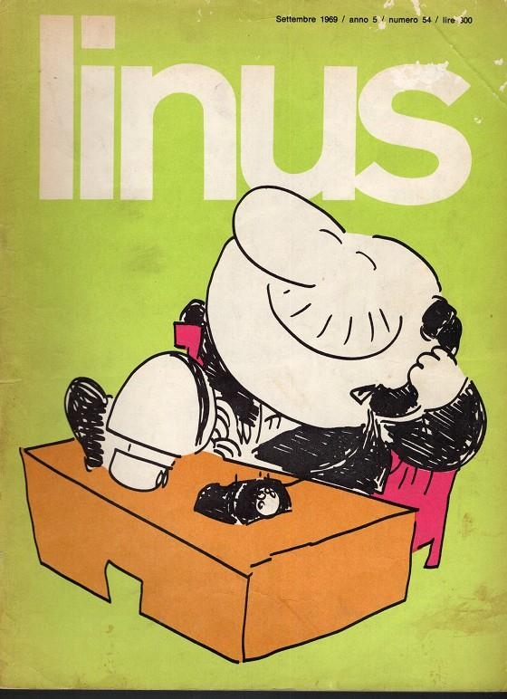 LINUS 1969 ANNO 05 # 54 REVISTA ORIGINAL EN ITALIANO | 9999900110401 | VARIOS AUTORES