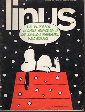 LINUS 1969 ANNO 05 # 57 REVISTA ORIGINAL EN ITALIANO | 9999900110449 | VARIOS AUTORES | Universal Cómics