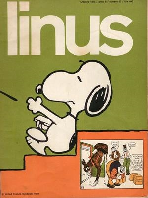 LINUS 1970 ANNO 06 # 67 REVISTA ORIGINAL EN ITALIANO | 9999900110845 | VARIOS AUTORES | Universal Cómics