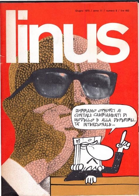 LINUS 1975 ANNO 11 # 06 REVISTA ORIGINAL EN ITALIANO | 9999900110951 | VARIOS AUTORES