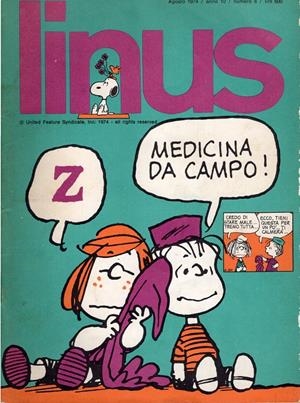 LINUS 1974 ANNO 10 # 08 REVISTA ORIGINAL EN ITALIANO | 9999900111057 | VARIOS AUTORES | Universal Cómics