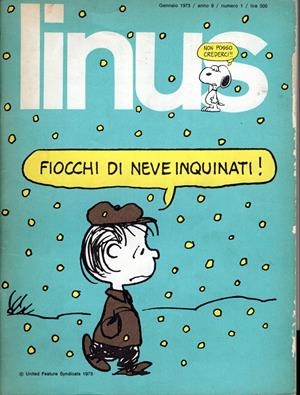 LINUS 1973 ANNO 09 # 01 REVISTA ORIGINAL EN ITALIANO | 9999900111248 | VARIOS AUTORES | Universal Cómics