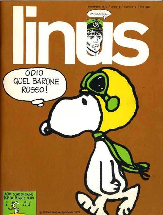 LINUS 1972 ANNO 08 # 09 REVISTA ORIGINAL EN ITALIANO | 9999900111286 | VARIOS AUTORES