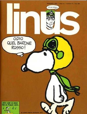 LINUS 1972 ANNO 08 # 09 REVISTA ORIGINAL EN ITALIANO | 9999900111286 | VARIOS AUTORES | Universal Cómics