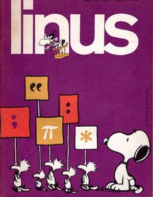 LINUS 1972 ANNO 08 # 05 REVISTA ORIGINAL EN ITALIANO | 9999900111323 | VARIOS AUTORES | Universal Cómics