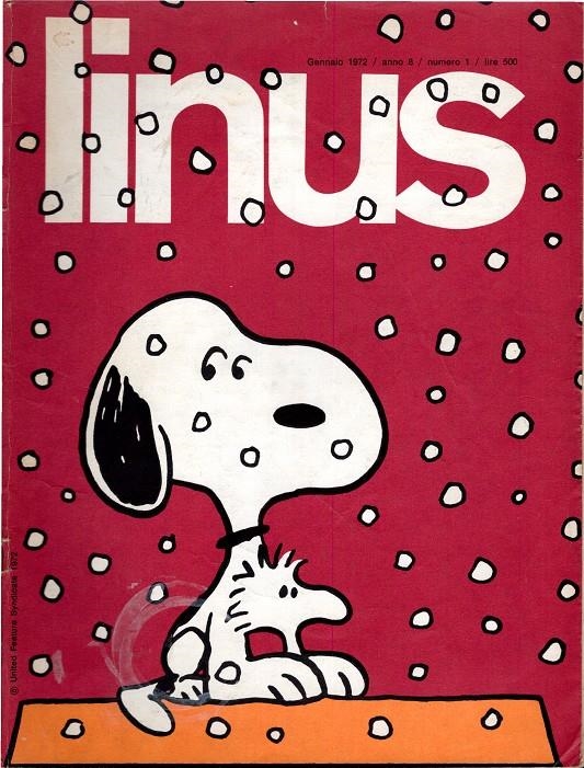 LINUS 1972 ANNO 08 # 01 REVISTA ORIGINAL EN ITALIANO | 9999900111361 | VARIOS AUTORES