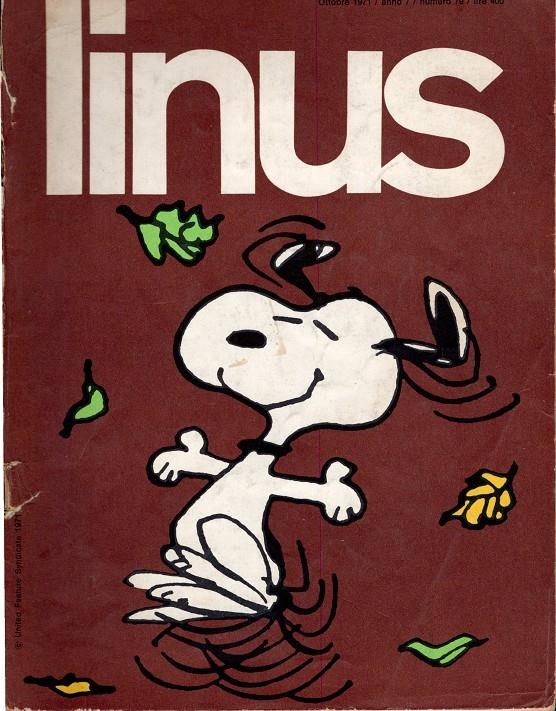 LINUS 1971 ANNO 07 # 10 REVISTA ORIGINAL EN ITALIANO | 9999900111392 | VARIOS AUTORES