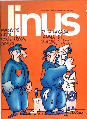 LINUS 1978 ANNO 14 # 07 REVISTA ORIGINAL EN ITALIANO | 9999900111774 | VARIOS AUTORES | Universal Cómics