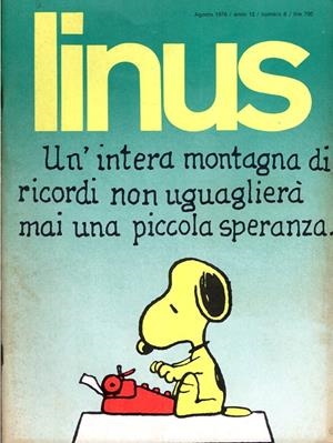 LINUS 1976 ANNO 12 # 08 REVISTA ORIGINAL EN ITALIANO | 9999900111996 | VARIOS AUTORES | Universal Cómics