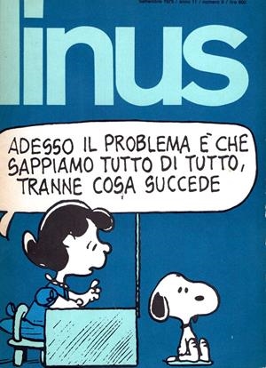 LINUS 1975 ANNO 11 # 09 REVISTA ORIGINAL EN ITALIANO | 9999900112108 | VARIOS AUTORES | Universal Cómics