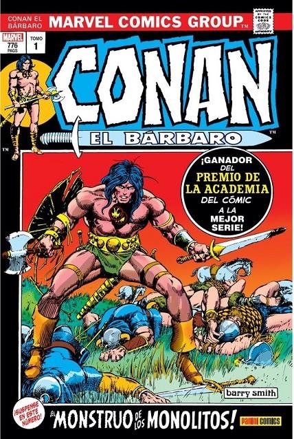 CONAN EL BÁRBARO MARVEL ÓMNIBUS # 01 ¡LA LLEGADA DE CONAN! NUEVA EDICIÓN LIMITADA Y NUMERADA | 9788418814976 | ROY THOMAS - JOHN BUSCEMA - SAL BUSCEMA - GIL KANE - BARRY SMITH