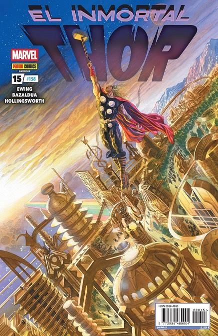 THOR VOL 5 # 158 EL INMORTAL THOR 15 | 977293848900400015 | JAN BAZALDUA - AL EWING | Universal Cómics