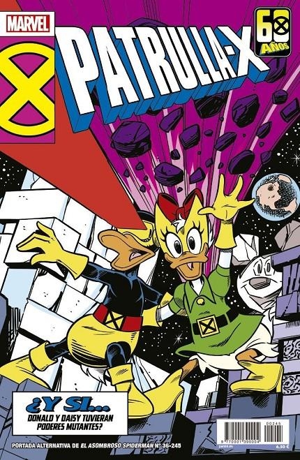 SPIDERMAN VOL 2 # 245 EL ASOMBROSO SPIDERMAN 36 PORTADA ALTERNATIVA DISNEY - WHAT IF? LA PATRULLA-X #137 | 977000139000400245 | ZEB WELLS - JOHN ROMITA JR. - ED MCGUINNESS