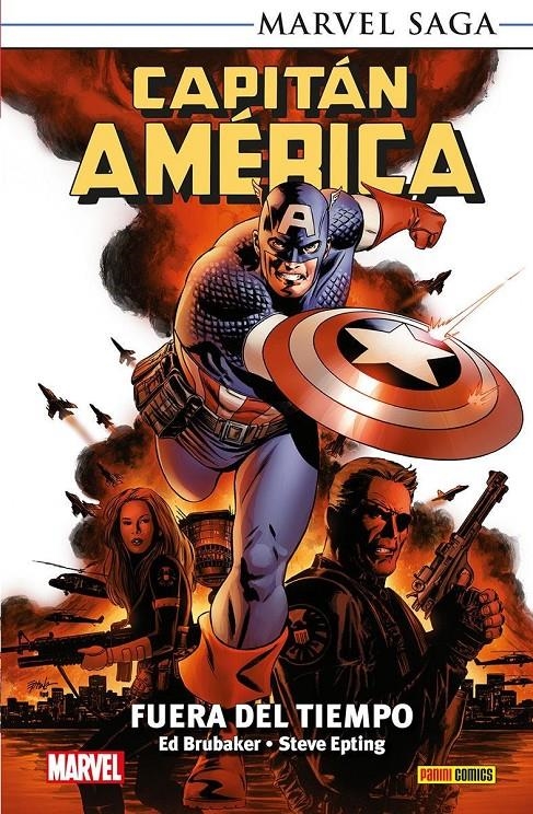 CAPITÁN AMÉRICA MARVEL SAGA RÚSTICA # 01 FUERA DEL TIEMPO | 9788410517608 | ED BRUBAKER - JOHN PAUL LEON - STEVE EPTING | Universal Cómics