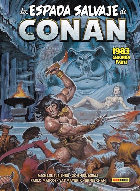 LA ESPADA SALVAJE DE CONAN LA ETAPA MARVEL ORIGINAL # 14 1983 SEGUNDA PARTE | 9788410497047 | MICHAEL FLEISHER - JOHN BUSCEMA - ALFREDO ALCALÁ - PABLO MARCOS -  VAL MAYERIK - ERNIE CHAN