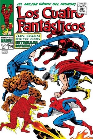 BIBLIOTECA MARVEL LOS 4 FANTÁSTICOS # 14 DE 1967 A 1968 | 9788410518278 | STAN LEE - JACK KIRBY | Universal Cómics