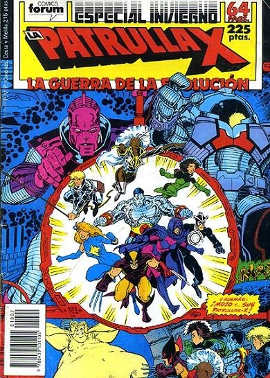 PATRULLA-X VOLUMEN I ESPECIAL # 08 ESPECIAL INVIERNO 1988 GUERRA DE LA EVOLUCIÓN | 978843950510501002 | CHRIS CLAREMONT - ARTHUR ADAMS - BOB WIACEK