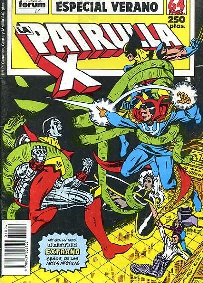 PATRULLA-X VOLUMEN I ESPECIAL # 09 VERANO 1989 DOCTOR EXTRAÑO | 978843950510501004 | CHRIS CLAREMONT - BRENT ANDERSON - BOB McLEOD