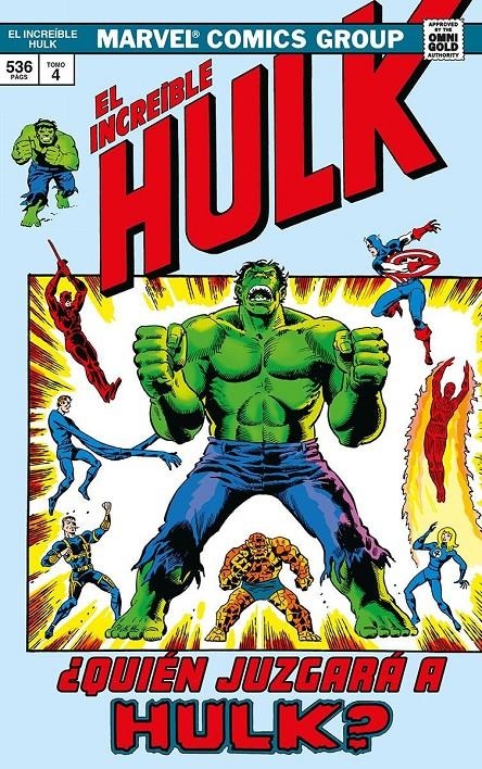 EL INCREÍBLE HULK OMNIGOLD # 04 ¿QUIÉN JUZGARÁ A HULK? | 9788410518797 | STAN LEE -  ROY THOMAS - HERB TRIMPE - STEVE ENGLEHART - GERRY CONWAY - CHRIS CLAREMONT | Universal Cómics