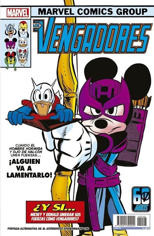 SPIDERMAN VOL 2 # 247 EL ASOMBROSO SPIDERMAN GUERRA DE VENENO, SPIDERMAN PORTADA ALTERNATIVA DISNEY WHAT IF? LA IMPOSIBLE PATRULLA | 977000139000400247 | OLLIN KELLY - GREG LAND - JACKSON LANZING