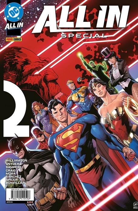 DC ALL IN SPECIAL | 9788410519596 | DAN MORA - SCOTT SNYDER - JOSHUA WILLIAMSON - DANIEL SAMPERE | Universal Cómics