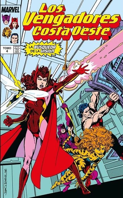 LOS VENGADORES COSTA OESTE MARVEL LIMITED EDITION # 04 LA BÚSQUEDA DE LA VISIÓN | 9788410497139 | JOHN BYRNE - D.G. CHICHESTER - STEVE ENGLEHART - AL MILGROM,- MARK GRUENWALD - TOM DEFALCO - RALPH M | Universal Cómics