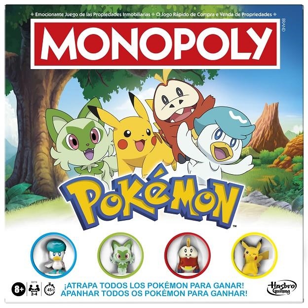 MONOPOLY EDICION POKEMON JUEGO DE MESA HASBRO GAMING | 5010996298720 | Universal Cómics