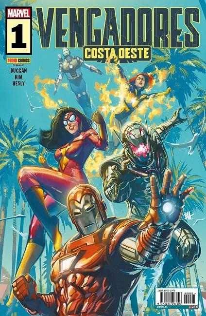 LOS VENGADORES COSTA OESTE # 01 | 977308129700300001 | DANNY KIM - GERRY DUGGAN
