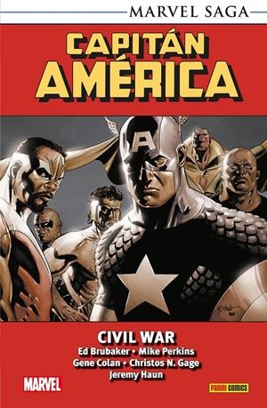 CAPITÁN AMÉRICA MARVEL SAGA RÚSTICA # 04 CIVIL WAR | 9788410519565 | MIKE PERKINS - ED BRUBAKER - LEE WEEKS - GENE COLAN | Universal Cómics
