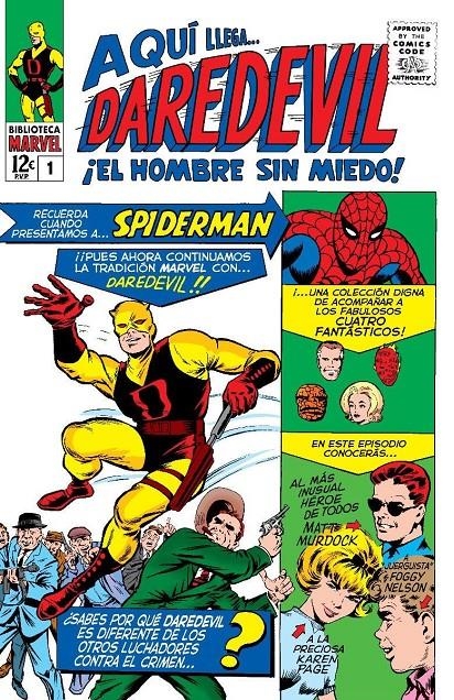 PACK BIBLIOTECA MARVEL DAREDEVIL # 01 A 02 DE 1964 A 1966 PROMOCIÓN RELANZAMIENTO | 8424248924645 | STAN LEE - WALLY WOOD - JOE ORLANDO - BILL EVERETT | Universal Cómics