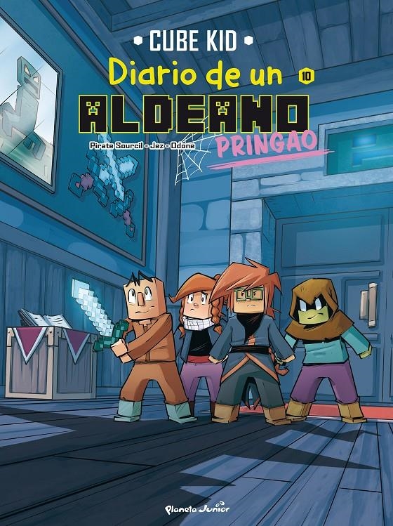 MINECRAFT DIARIO DE UN ALDEANO PRINGAO CÓMIC 10 | 9788408299899 | CUBE KID | Universal Cómics