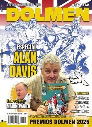 DOLMEN # 361 - 362 ESPECIAL ALAN DAVIS | 977169763400700361 | VARIOS AUTORES | Universal Cómics