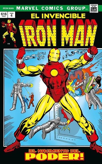 IRON MAN OMNIGOLD # 04 ¡EL NACIMIENTO DEL PODER! | 9788410519954 | ROY THOMAS - MIKE FRIEDRICH - GERRY CONWAY - BARRY SMITH - ALLYN BRODSKY - ARCHIE GOODWIN - DON HECK | Universal Cómics